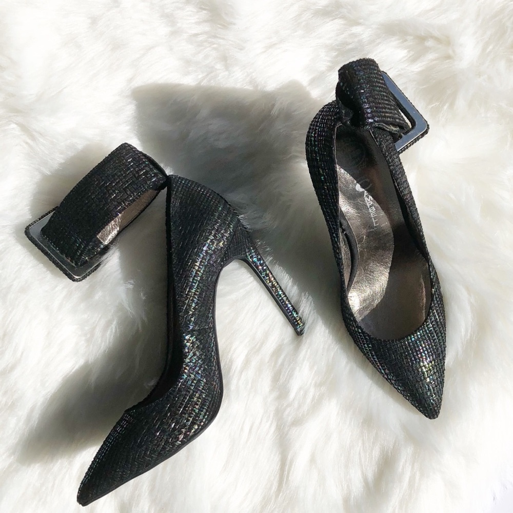 Jeffrey Campbell multicolored metallic heels 6